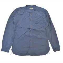 The BLUED GARMENTS ブルードガーメンツ JAPAN BLUE JEANS バンドカラーシャツ サイズ42 長袖 メンズ