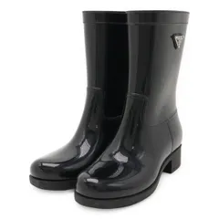 PRADA プラダ　レインシューズ　36 黒　 22.5 23 PRADA プラダ レインシューズ 36 黒 22.5 23