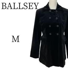 BALLSEY ボールジィ ブラック ベロア ダブルブレストジャケット  Mのサムネイル