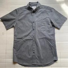 ト2509-①-5121 ユナイテッドトウキョウ　UNITED TOKYO ボタンダウンシャツ　グレー　サイズ２