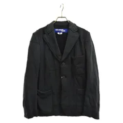 JUNYA WATANABE COMME des GARCONS (ジュンヤワタナベ コムデギャルソン) 08AW コットン ダメージ加工 テーラードジャケット ブラック WB-J039のサムネイル