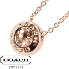 【新品】コーチ ネックレス ペンダント レディース ローズゴールド COACH F54514 RGD アウトレットライン 無料ラッピング可 ギフト プレゼント