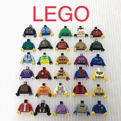 中古 LEGO レゴ   ミニフィグ用　トルソー　上半身　体　ボディ　パーツ　大量　30個　まとめ売り HN-754 ※スターウォーズ　ニンジャゴー　お城シリーズ　キャッスル　ミニフィギュア 361