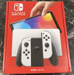 25. ＃2 Nintendo Switch本体 有機ELモデル Joy-Con(L/R)ホワイト ※箱ダメージ有