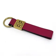 〈未使用品‼︎〉LOEWE パープル レザー キーリング 楽天市場】ロエベ LOEWE キーリング バッグチャームレザー