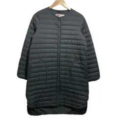 美品 Traditional Weatherwear トラディショナルウェザーウェア ARKLEY アークリー ロング インナーダウン コート 34 ブラック レディース 古着 中古 USED