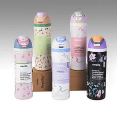 新品 owala 限定品 水筒 24oz 710ml漏れ防止 断熱 ストロー内蔵 4色選択可能