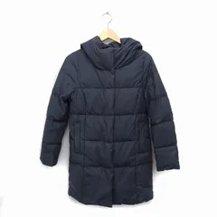 B&Y ユナイテッドアローズ BEAUTY&YOUTH ビューティー&ユース ダウン フード ミディ丈 コート ウール混 無地 シンプル リブ S グレー 灰 /HT16のサムネイル