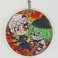 【中古】キーホルダー 宇髄天元＆妓夫太郎 アクリルチャーム きゅんキャラいらすとれーしょんず 「一番くじ 鬼滅の刃 ～いざ刀鍛冶の里へ～」 F賞