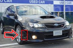 新品 スバル純正 GRB インプレッサ WRX STI フロントバンパー サイドダクト バンパーダクト D4S SUBARU Impreza Bumper Side Duct BLACK