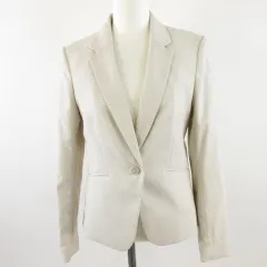 エイチ&エム H&M テーラードジャケット 長袖 ベージュ 36 *A216