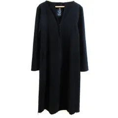【美品】 ワイズ Y’s ヨウジヤマモト ロングワンピース 長袖 ブラック Yohji Yamamoto（ロングワンピース/マキシワンピース）のフリマ