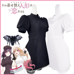 その着せ替え人形は恋をする 喜多川海夢 黒江雫 黒 ナース服 コスプレ衣装変身 仮装 服 ハロウィン イベント 文化祭 cosplay ステージ