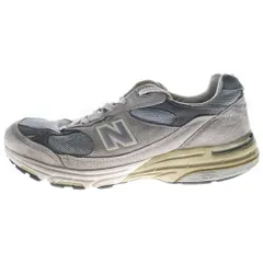 New Balance (ニューバランス) MR993GL スエード ローカットスニーカー グレー US9.5/27.5cm
