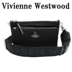 ヴィヴィアン ウエストウッド Vivienne Westwood 43030093 UW001Y LA N401 ペニー ダブルポーチ ショルダーバッグ メンズ レディース ブラック