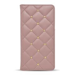 新品 【 CECIL McBEE 正規品 】 iPhone 16 Pro ケース 手帳型 ミラー付き セシルマクビー 「 キルティンク 手帳ケース 」カード収納 6.3インチ アイフォン16プロ iPhone16Pro 用 ブランド スマホケース (ピンクモ