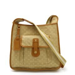 LOUIS VUITTON ルイ ヴィトン モノグラムミニ ブザス マリーケイト ショルダーバッグ 斜め掛け キャンバス レザー ベージュ M92323