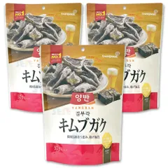 ヤンバン キムブガク (のり天) 50g  x 3袋セット / 韓国海苔 韓国食品 東遠ジャパン 両班 キム ブガクのサムネイル