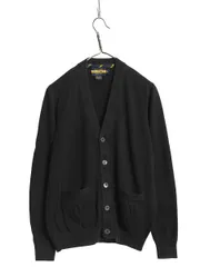 【お得なクーポン配布中!】 ラグビー ラルフローレン コットン ニット カーディガン メンズ レディース S / ポロ セーター 重ね着 前開き 羽織り ポケット付き 無地 黒