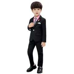 スーツ 子供 男の子 スーツ 5点セット 子供 フォーマル 男 入学式 セットアップ キッズ スーツ チェック柄 男の子 子供服 フォーマル スーツ 上下セット 長袖 キッズ 入学式 スーツ 卒園式 卒業式 七五三 お宮参り sF4R895