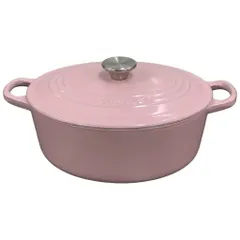 ルクルーゼ　鍋　ピーチピンク ル・クルーゼ シグニチャー ココット・ロンド 20cm [シェルピンク] (鍋