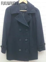 ■ AS KNOW AS アズノゥアズ 長袖 コート 38 ネイビー *  【1002798817487】