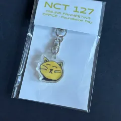 NCT 127 ジャニー(Johnny) 手 図 ハンドドローイング 猫 アクリル キーリング