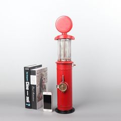 置物 オブジェ ガソリンスタンド タンク おしゃれ レトロ ブリキ ミニチュア リアル バリエーション インテリア 給油タンク かわいい カラフル 懐かしい 繊細なつくり リビング 玄関 コレクター