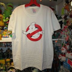 GHOSTBUSTERS 유령 버스터 고스트 티셔츠 봉제 인형 피규어 L 사이즈 신품 화이트 1 품 한