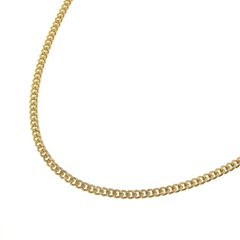 喜平チェーンネックレス K18 18金 2面カット 0.66φ 幅2.38mm 長さ40cm 約8.0g キヘイ チェーン （造幣局検定マーク刻印入）