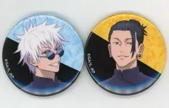 【中古】バッジ・ピンズ 五条悟＆夏油傑(懐玉・玉折ver.) 缶バッジ2個セット 「呪術廻戦」 ジャンプフェスタ2024グッズ