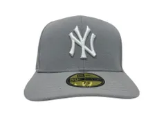 NEWERA (ニューエラ) ベースボールキャップ CAP ニューヨークヤンキース YANKEES 7 3/8 58.7cm グレー メンズ/045