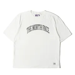 THE NORTH FACE PURPLE LABEL ノースフェイス パープルレーベル Tシャツ ホワイト 白 サイズ:L | 23SS アーチロゴ オーバーサイズ Tシャツ (H/S Graphic Tee) | トップス【メンズ】【中古】