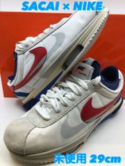 77【未使用・29㎝】sacai × Nike Zoom Cortez "White and University Red"