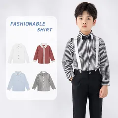 子供シャツ フォーマル Yシャツ 男の子 シャツ こどもシャツ ボーイズ シャツ スクール 子供服 キッズフォーマル シャツ単品 スクールシャツ ボタンシャツ スクール 制服 スーツ 入園式 卒業式 発表会 結婚式 mZqv861