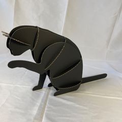 ダンボール工作キット　黒猫C7