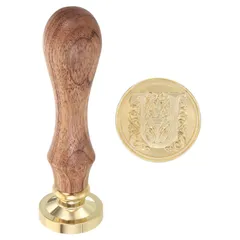 【人気商品】シーリング ワックススタンプ イニシャルレター 古典的なレトロ 25 mm ワックスシールスタンプ 取り外し可能 レトロブラス ヘッド木製ハンドル アルファベットU 封筒 招待状 カード PATIKIL 結婚祝い 飾り付け用