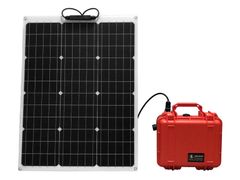 防水・防塵可搬型太陽光発電システム　VS12-M50SPM-B20LAM