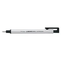 トンボ鉛筆 ホルダー消しゴムモノゼロ 丸 シルバー EH-KUR04のサムネイル