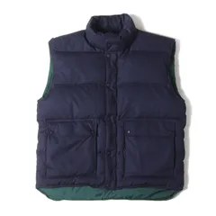 Eddie Bauer エディーバウアー ベスト サイズ:L / 00s フルジップ ダウンベスト / ネイビー グリーン / アウター ジャケット 上着【メンズ】のサムネイル