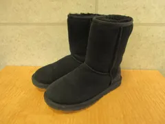 UGG Australia アグオーストラリア クラシックショート  ムートンブーツ 5825 無地 ブラック  23cm