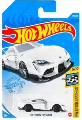 【中古】ミニカー 1/64 ’20 トヨタ GR スープラ(ホワイト×ブラック) 「Hot Wheels SPEED GRAPHICS」 [HCM48]