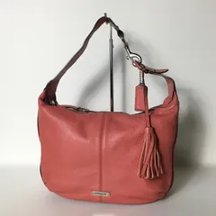 2509-352｜美品｜コーチ ワンショルダーバッグ レザー サーモンピンク