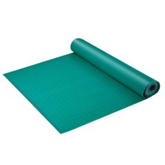 新品 uyoyous ゴムマット ゴムシート 1m x 5m ガレージ マット 厚さ3mm トラック 表面滑り止め構造 天然ゴムシート巻き 工業用 車用 商業 駐車場 ガレージフロアラバーマットガレージに適用 緑