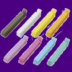 トージー DS-1400 冷蔵庫・冷凍庫使用OK 鉛筆で文字が書けて消しゴムで消せる 密閉性の高い袋クリップ 日本製 8本セット 袋止めクリップ 曙産業