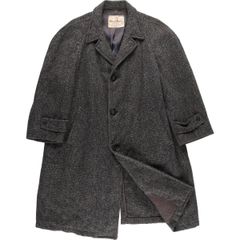 古着 70年代 Harris Tweed ハリスツイード ウール チェスターコート メンズL相当 ヴィンテージ/evb009731