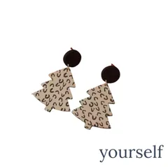 レディース　ピアス　アクセサリー　カジュアル　アクリル　クリスマス　送料無料