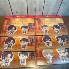 ★進撃の巨人★一番くじサテンステッカー6個Set