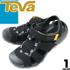 テバ teva サンダル フリントウッド メンズ スポーツサンダル シューズ 靴 アウトドア マリンシューズ 水陸両用 つま先保護 ブランド おしゃれ 大きいサイズ 黒 ブラック FLINTWOOD 1118941