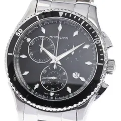 【美品】可動品　ハミルトン腕時計　ジャズマスタークロノグラフ　H375120よろしくお願いします